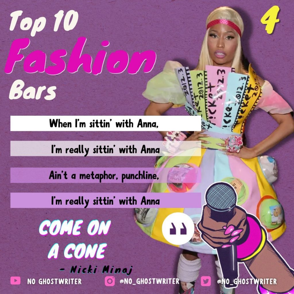 #4: Nicki Minaj - 'Come On A Cone' 