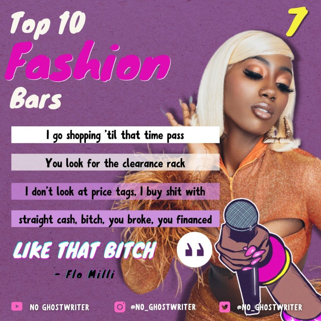 #7: Flo Milli - 'Like That Bitch' 